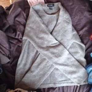 It is a gray medium Cashmere sweater